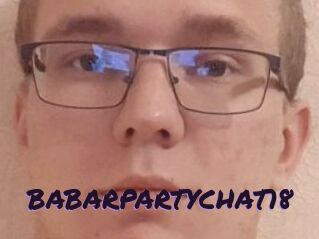 BABARPARTYCHAT18
